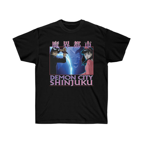 Demon City Shinjuku Retro Unisex T-Shirt
