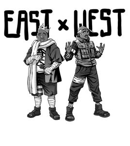 Biggie x Tupac x Naruto Unisex T-Shirt
