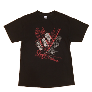 Vintage Neon Genesis Evangelion '4:37:02' T-Shirt - Medium