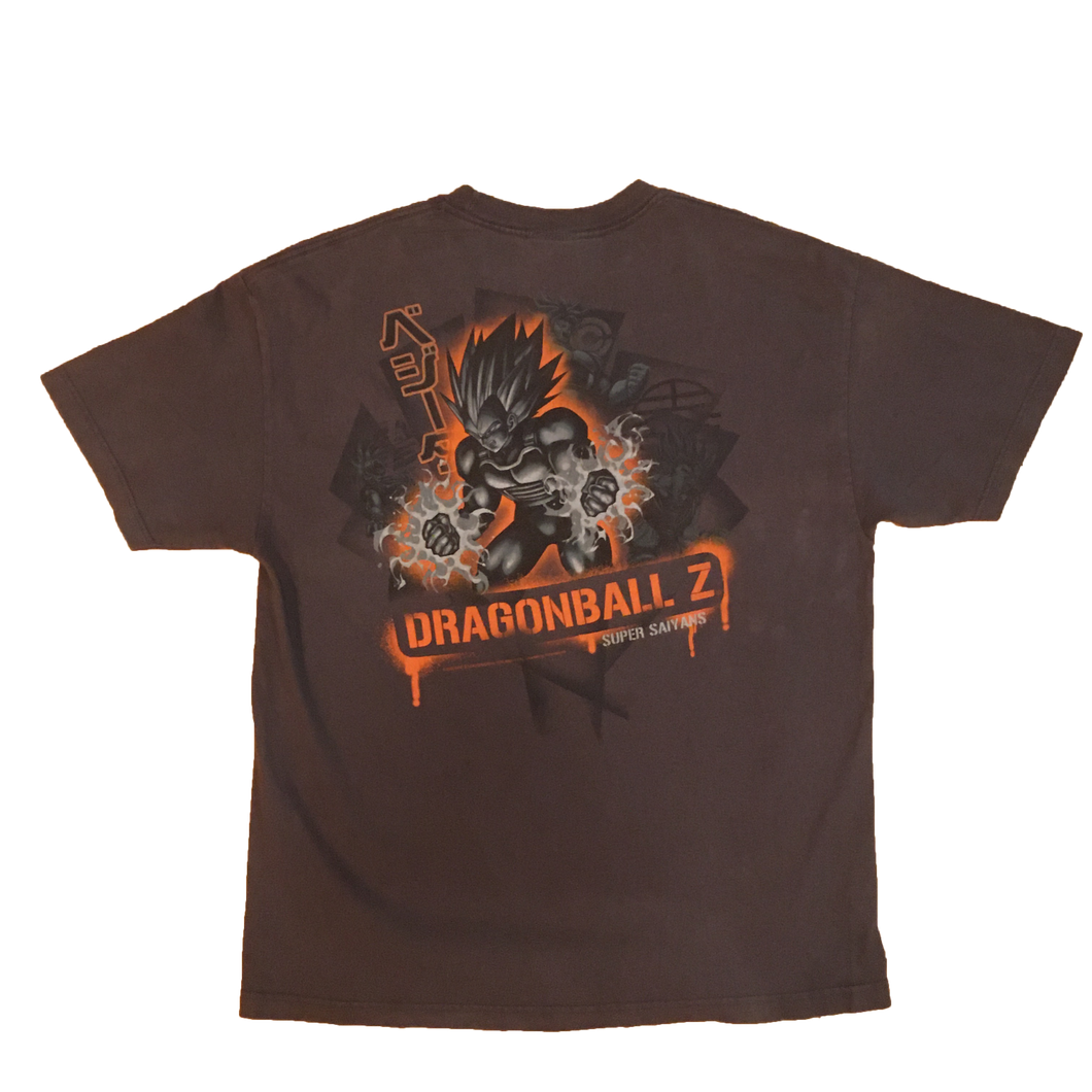 Vintage Dragon Ball Z 'Super Saiyans' Charcoal T-Shirt - Large