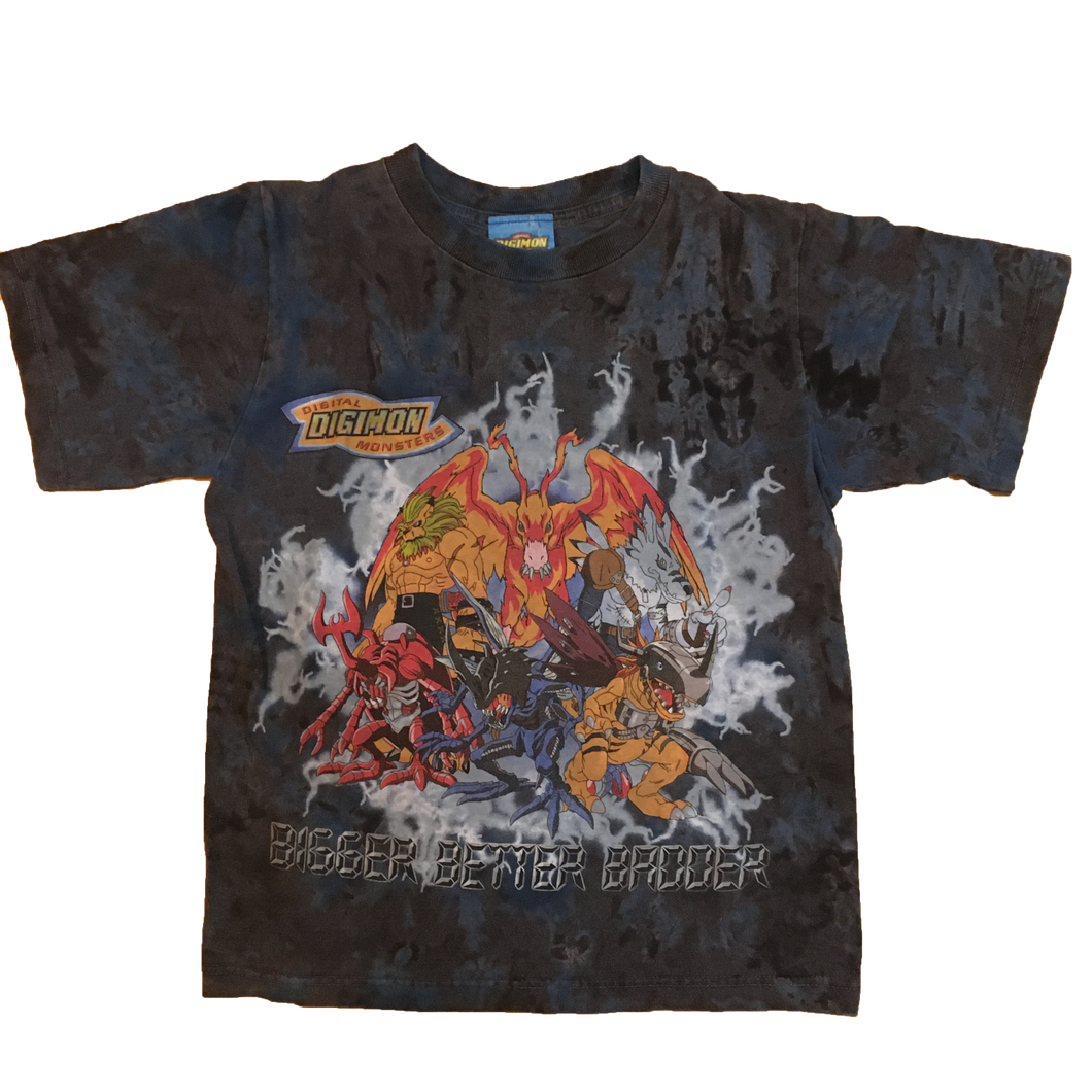 Vintage Digimon 'Bigger Better Badder' T-Shirt - Small